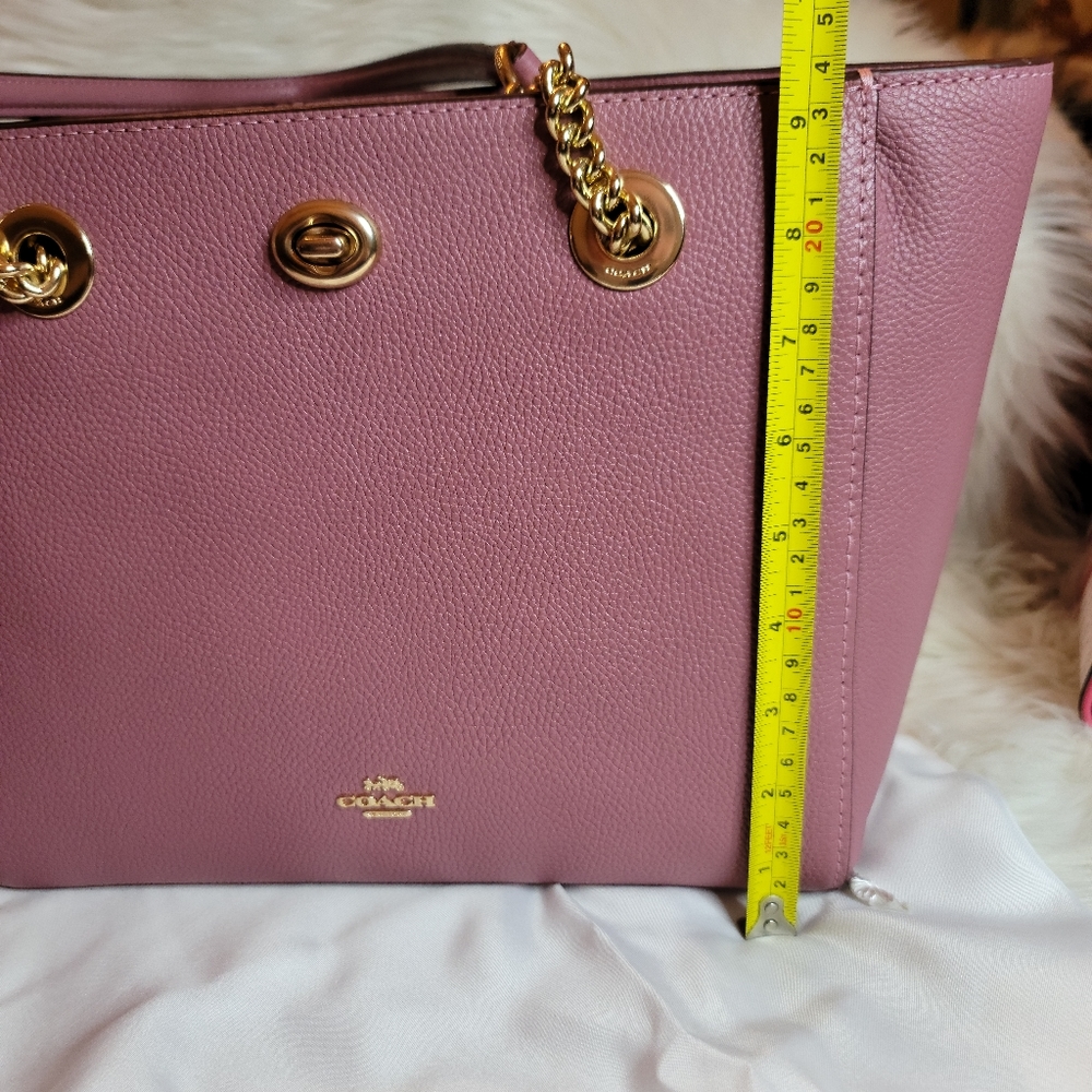 Coach turnlock chain tote - Picture 9 of 9